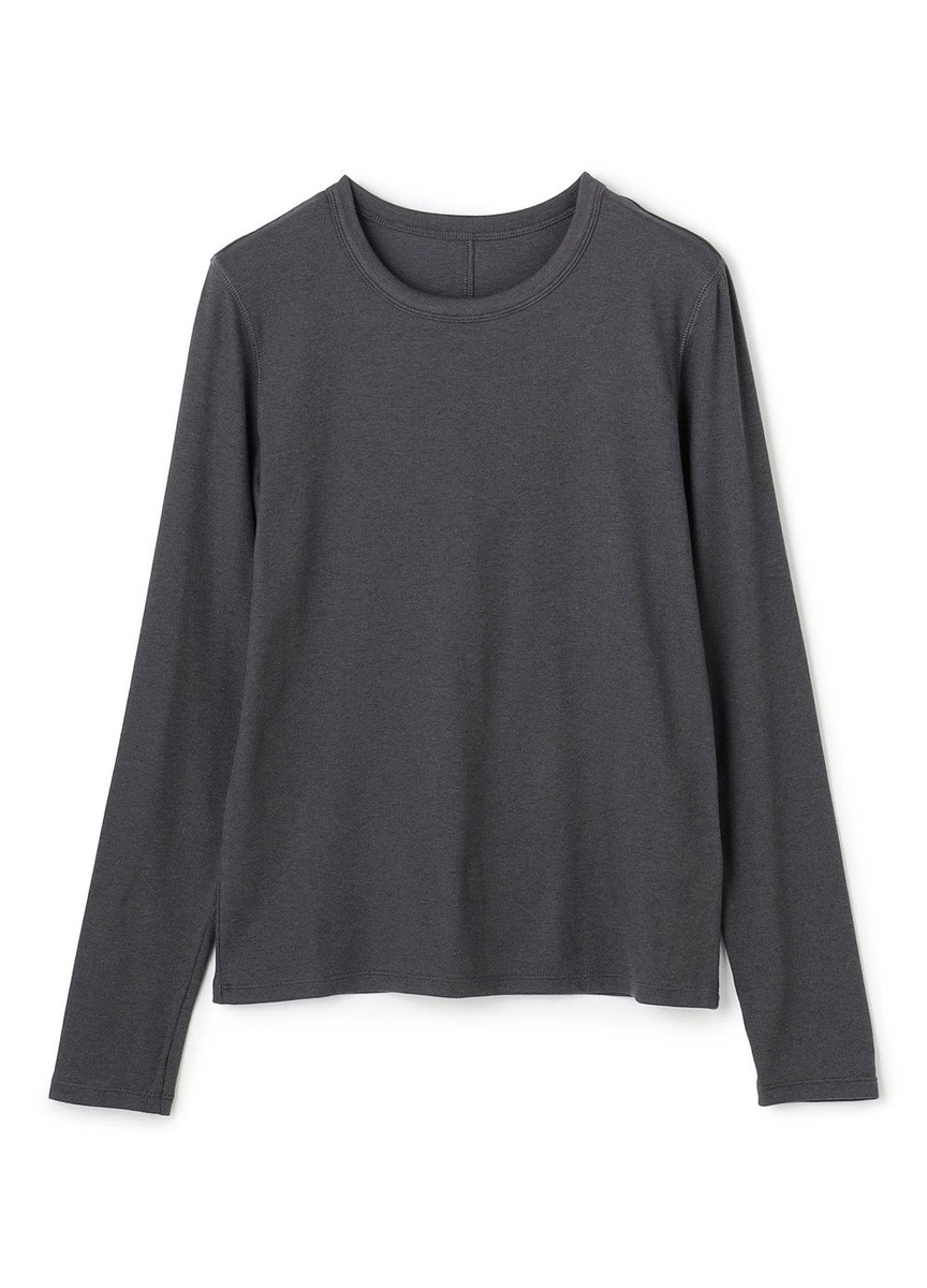 棉混喀什米爾圓領上衣